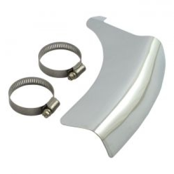 FL Shovel vertikales Crossover-Hitzeschild, verchromt